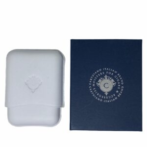 PORTASIGARI CARTUJANO PER TRE SIGARI ROBUSTO BIANCO