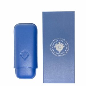 PORTASIGARI CARTUJANO PER DUE SIGARI TORO BLU