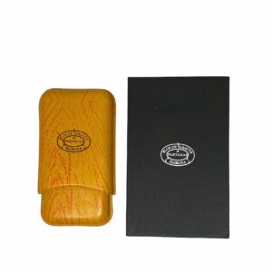 PORTASIGARI PARTAGAS PER TRE SIGARI IN CUOIO