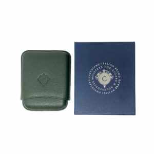 CARTUJANO CIGAR CASE FOR FOUR HALF GREEN CIGARS