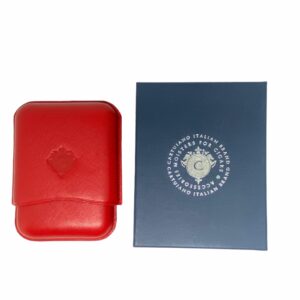 PORTASIGARI CARTUJANO PER TRE SIGARI ROBUSTO ROSSO
