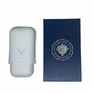 CARTUJANO CIGAR CASE FOR TWO ROBUST WHITE CIGARS