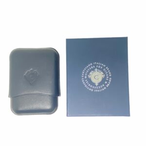 PORTASIGARI CARTUJANO PER TRE SIGARI ROBUSTO BLU