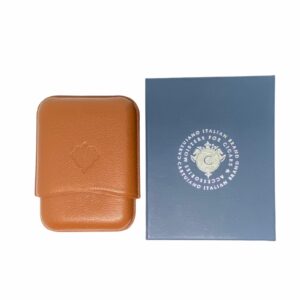 PORTASIGARI CARTUJANO PER TRE SIGARI ROBUSTO CUOIO