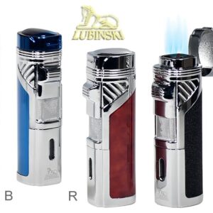 ACCENDINO JET FLAME LUBINSKI TITAN NERO GRANULARE