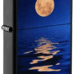 ACCENDINO ZIPPO MOON SUNSET BLACK LIGHT 49810
